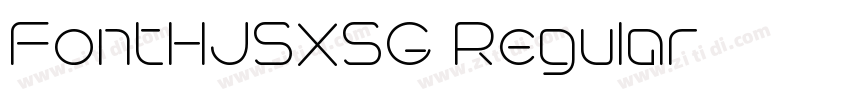 FontHJSXSG Regular字体转换 FontHJSXSG Regular字体转换